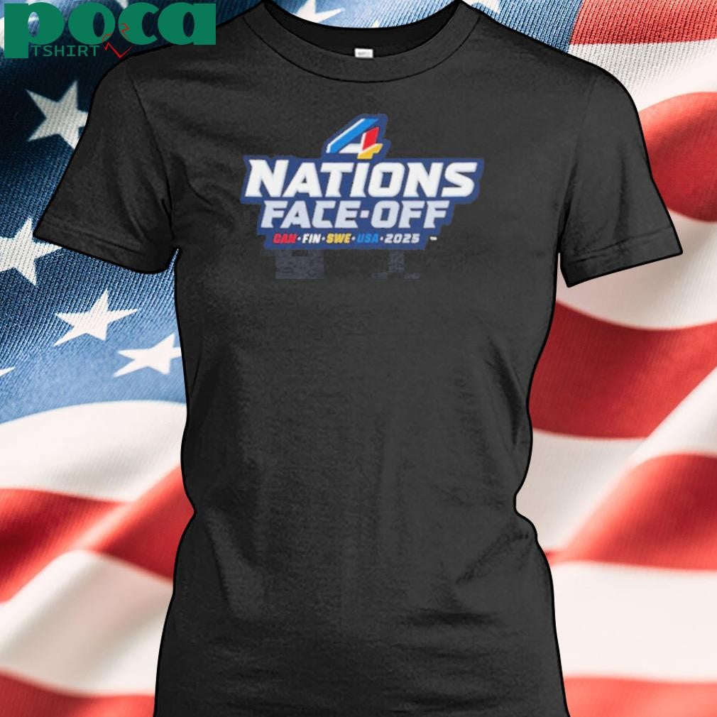 Authorized Men’s Black Canada 2025 4 Nations Face Off Pullover shirt