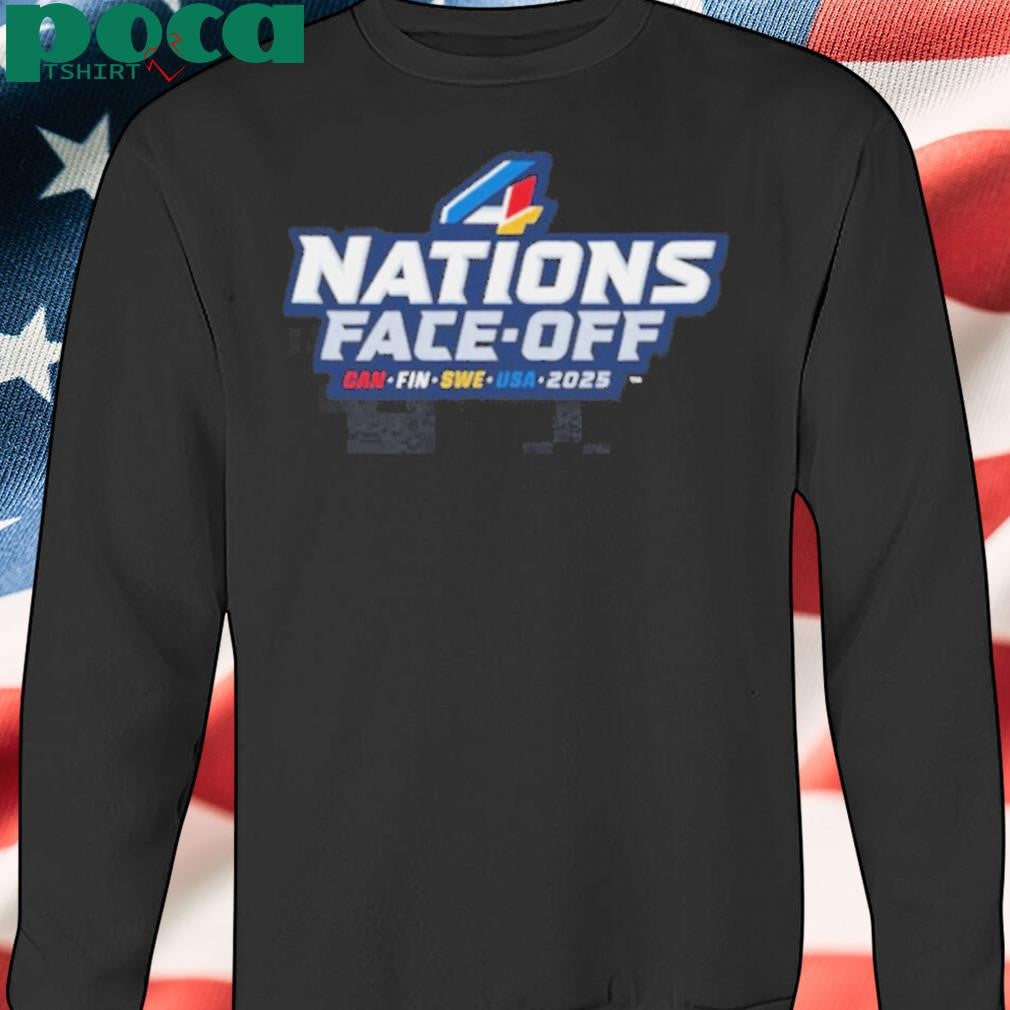 Authorized Men’s Black Canada 2025 4 Nations Face Off Pullover shirt