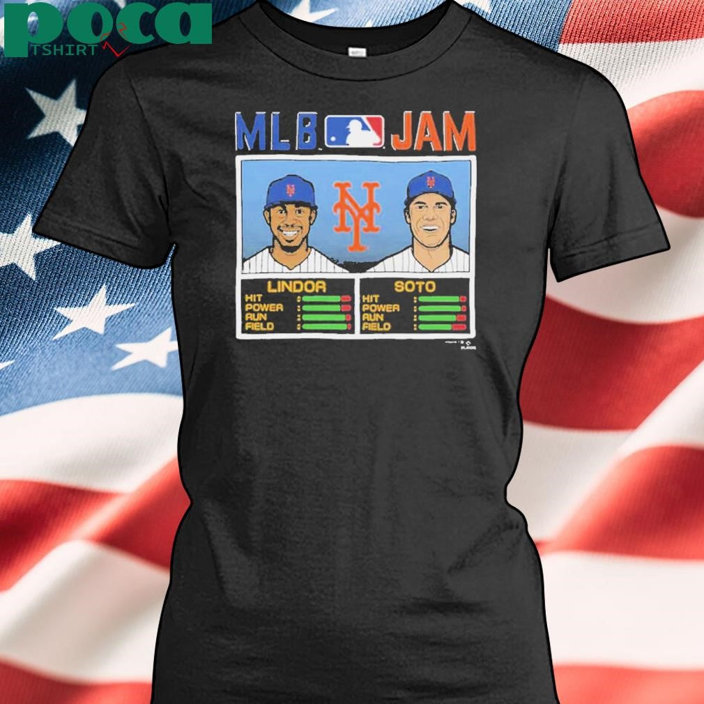 Authorized Mlb Jam Mets Lindor And Soto Shirt