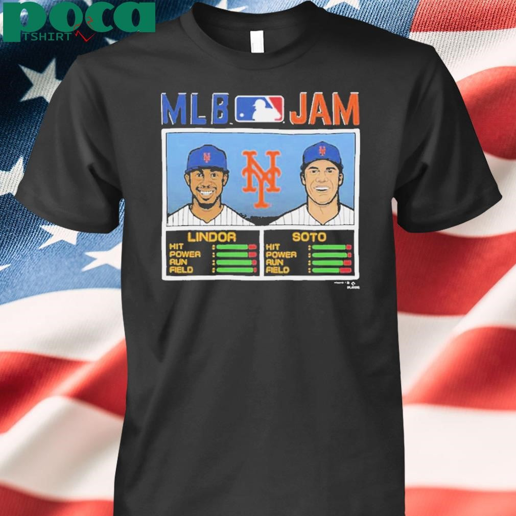 Authorized Mlb Jam Mets Lindor And Soto Shirt