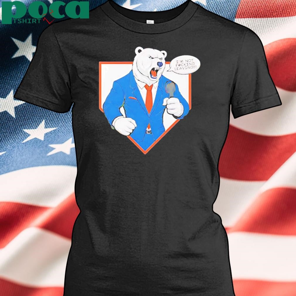 Authorized Pete Alonso NY Mets Polar Bear I’m Not Fucking Leaving Shirt