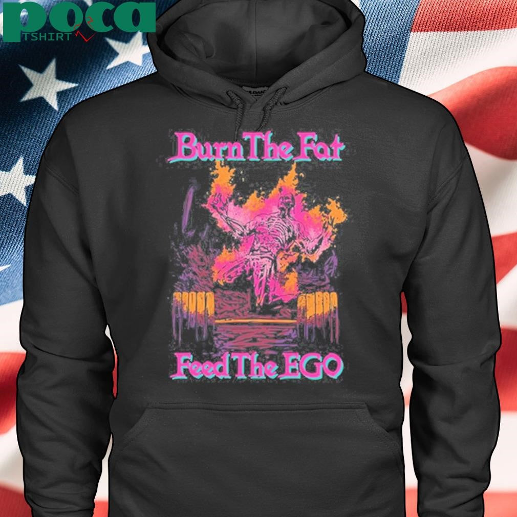 Authorized Raskolapparel Burn The Fat Feed The Ego Pink shirt