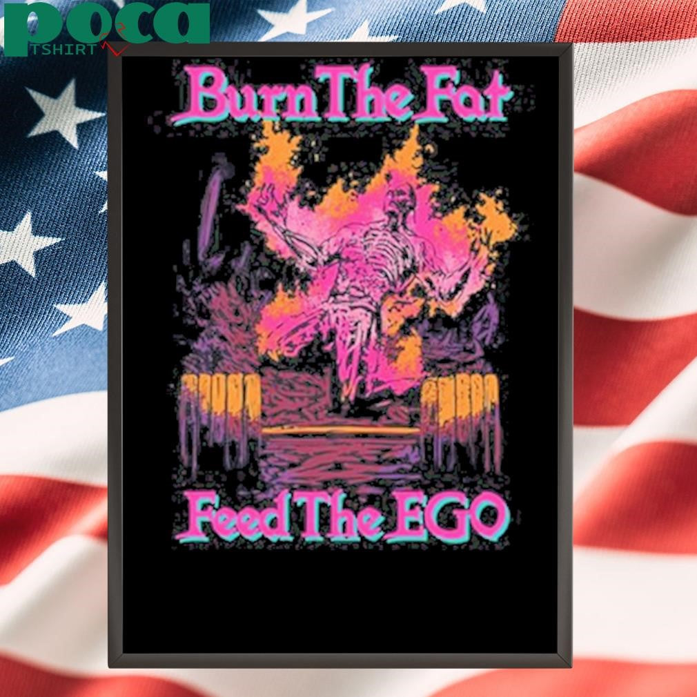 Authorized Raskolapparel Burn The Fat Feed The Ego Pink shirt
