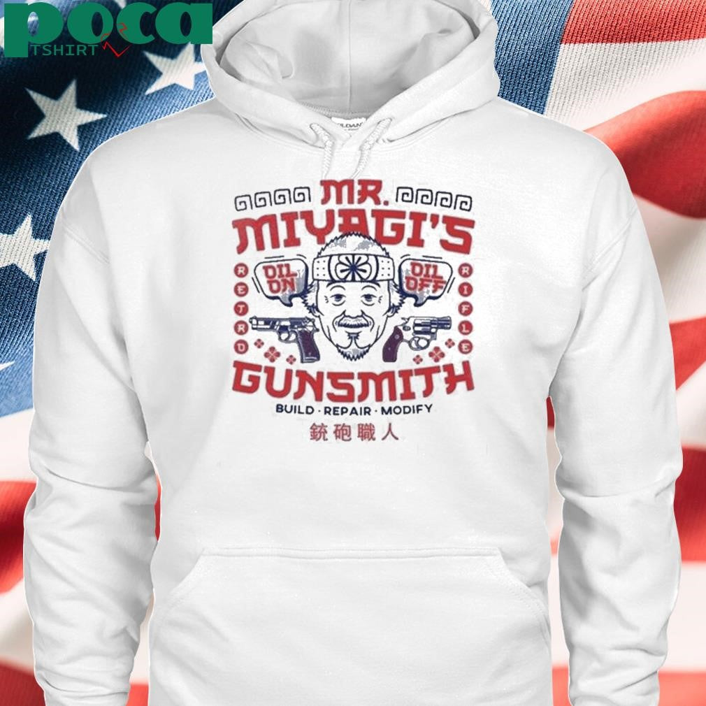 Authorized Retro Rifle Mr Miyagi Gunsmith Build Repair Modify Shirt