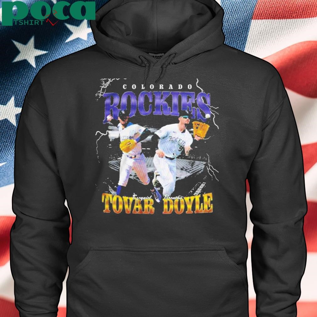 Authorized Rockies Brenton Doyle & Ezequiel Tovar Gold Glove Shirt