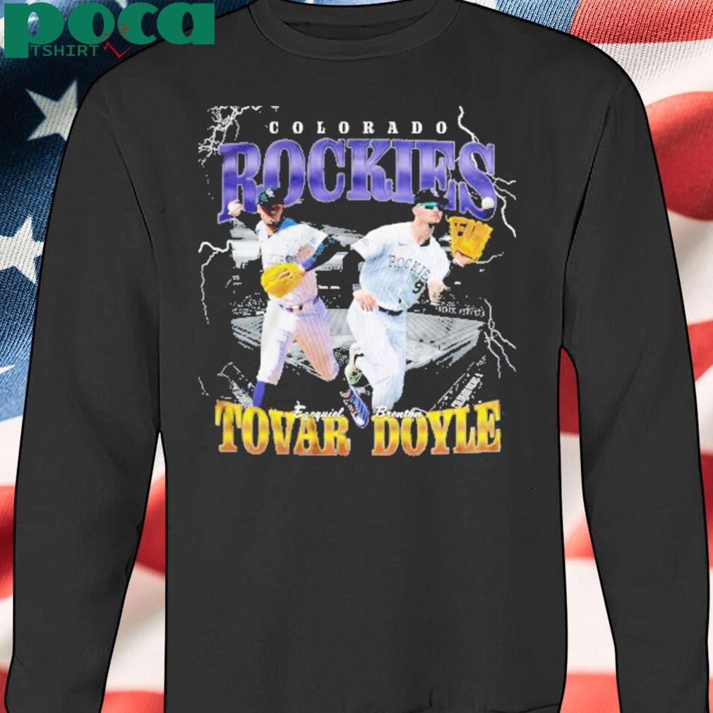 Authorized Rockies Brenton Doyle Ezequiel Tovar Gold Glove T Shirt