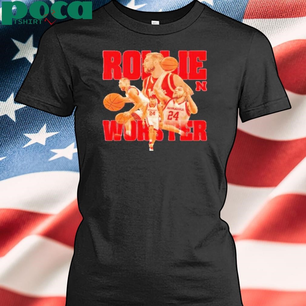 Authorized Rollie Worster 24 Nebraska Cornhuskers men’s basketball T-Shirt