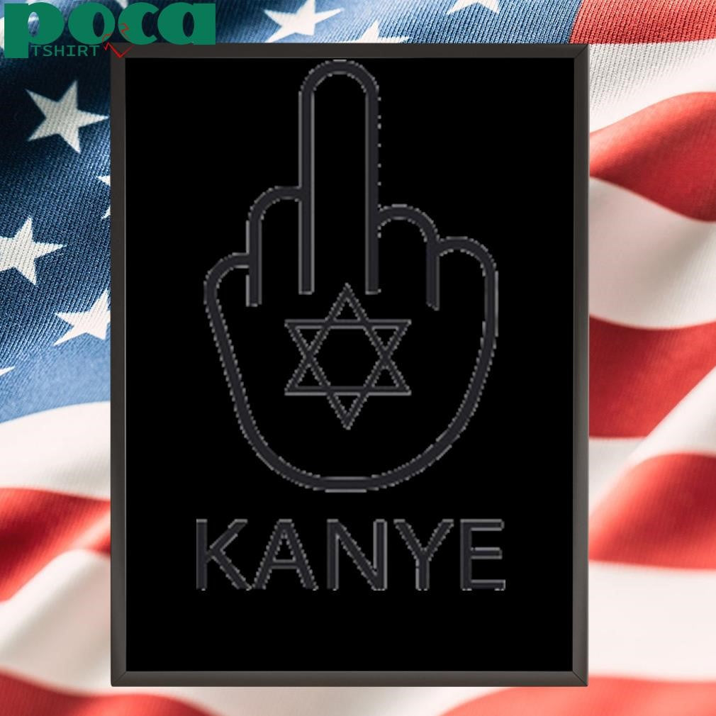 Authorized Scarlett Johansson, Jerry Seinfeld, Adam Sandler, Steven Spielberg Wearing Middle Finger Kanye Shirt