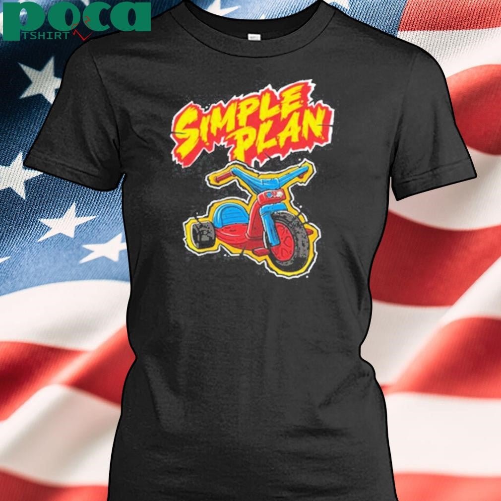 Authorized Simple Plan Big Wheel Shirt