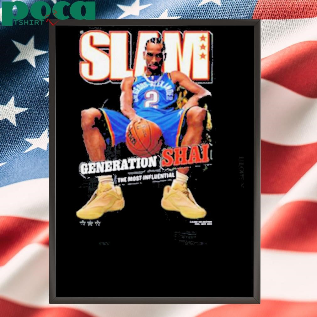 Authorized Slam 254 Cover Tee Generation Shai Gilgeous Alexander Unisex T Shirt