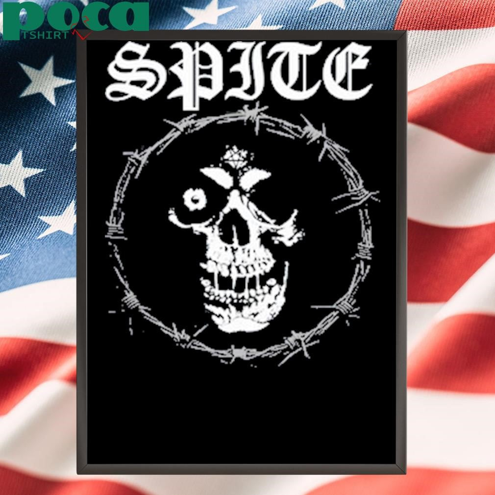 Authorized Spite Barbed Skull Pain Is A Place On Earth shirt