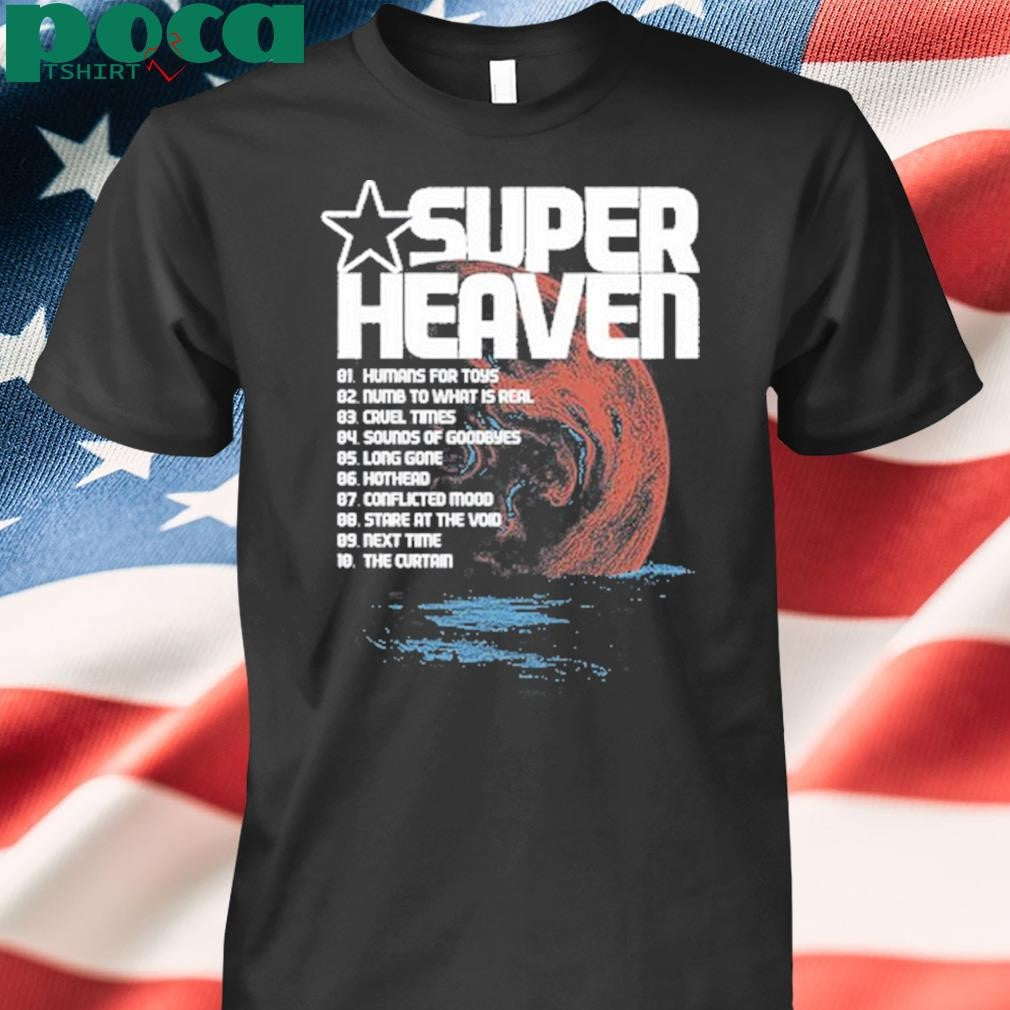Authorized Superheaven Planet Ii Black shirt