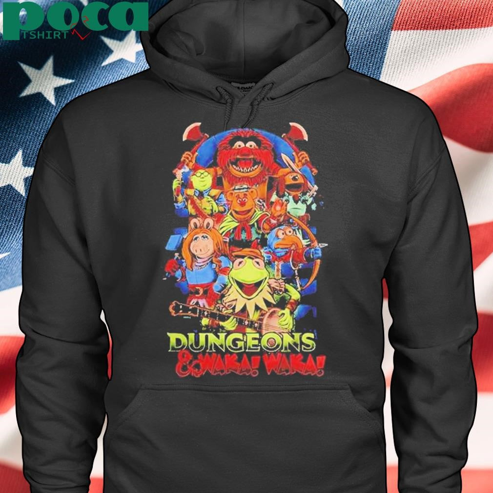 Authorized The Muppets X Dungeons And Dragons Dungeons And Waka Waka Shirt