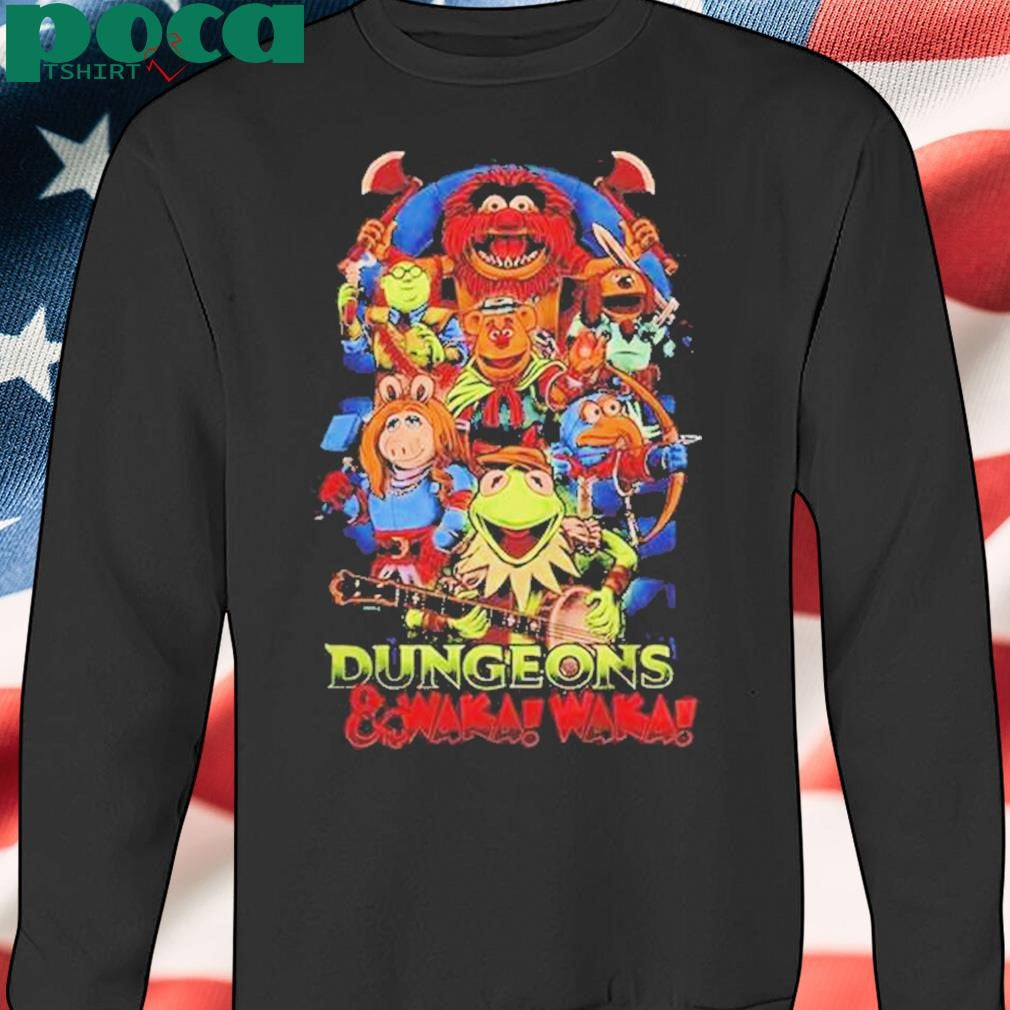 Authorized The Muppets X Dungeons And Dragons Dungeons And Waka Waka Shirt