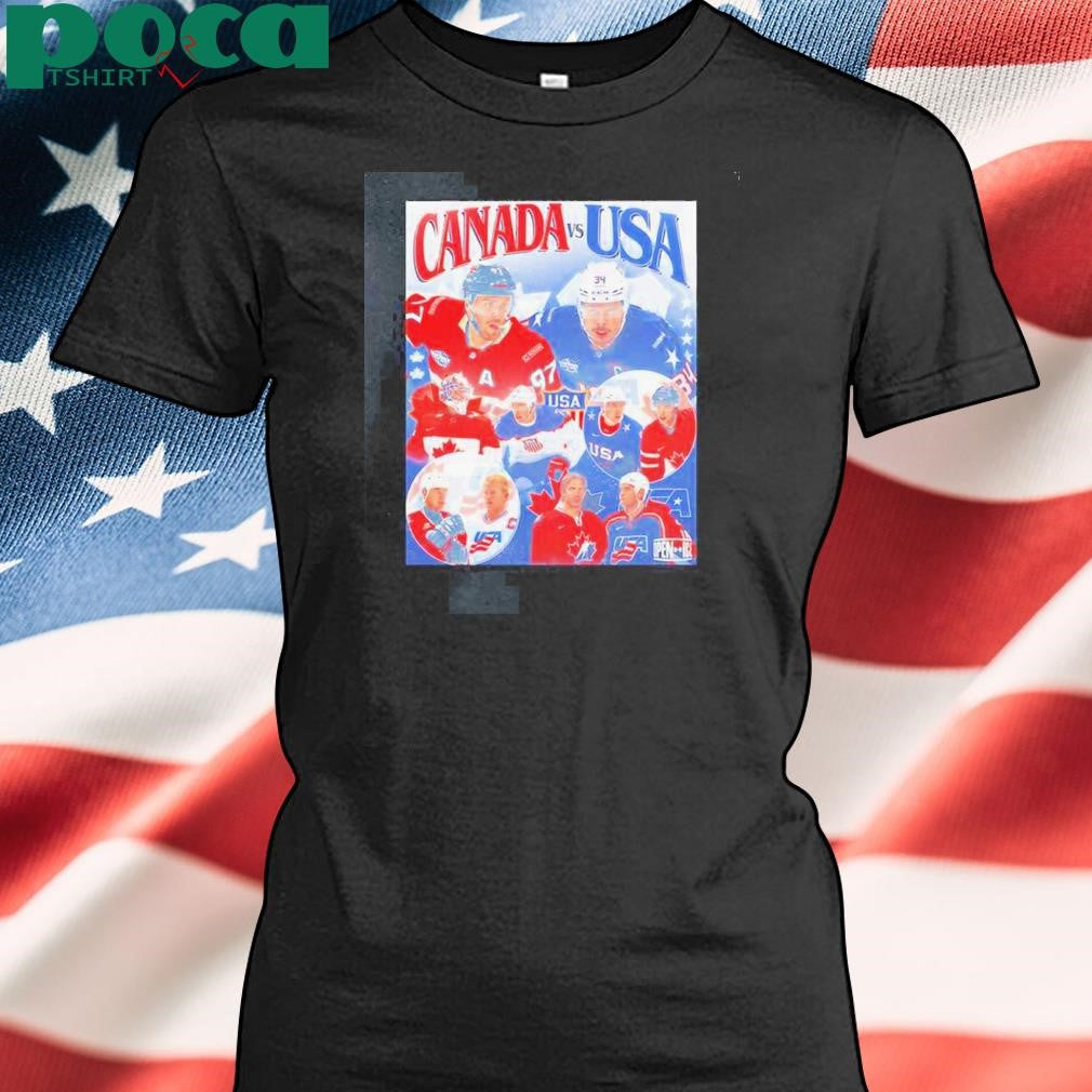 Authorized The United States And Canada Meet In Best On Best Hockey Shirtt
