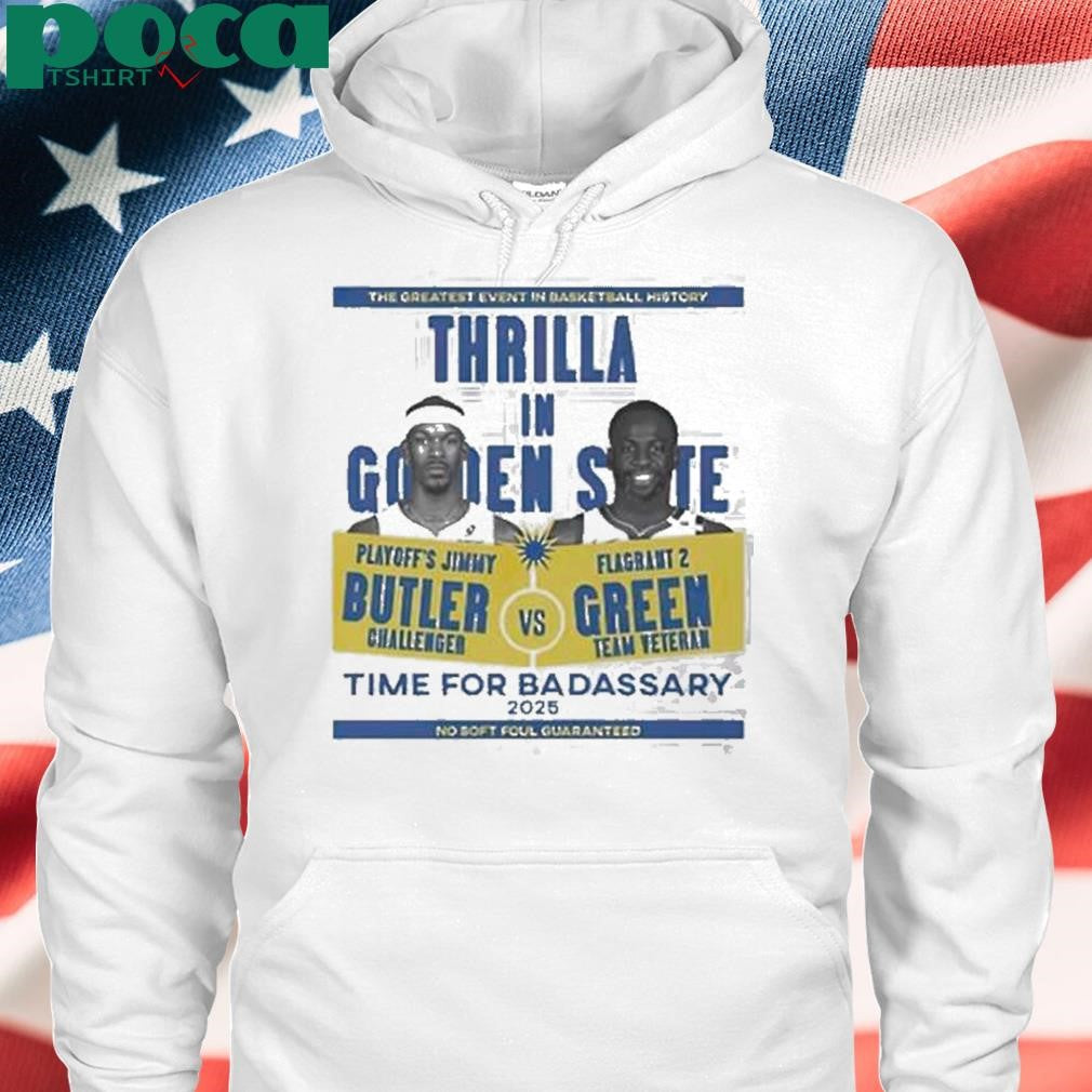 Authorized Thrilla In Golden State 2025 Basketball Black Version Shirt