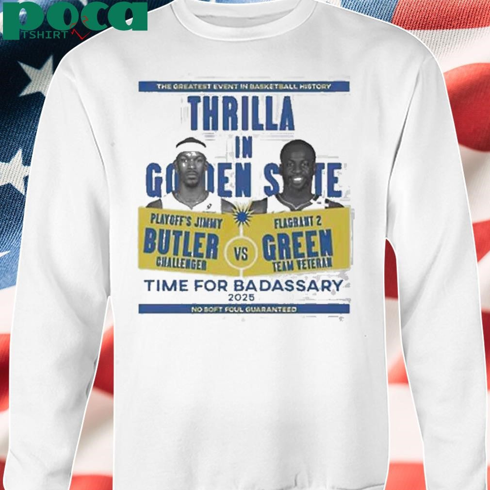 Authorized Thrilla In Golden State 2025 Basketball Black Version Shirt
