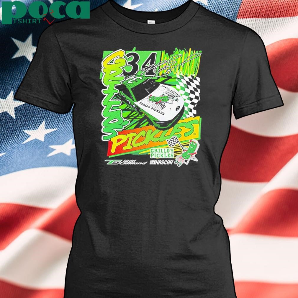 Authorized Todd Gilliland Front Row Motorsports Grillo’s Pickles Car T-shirt