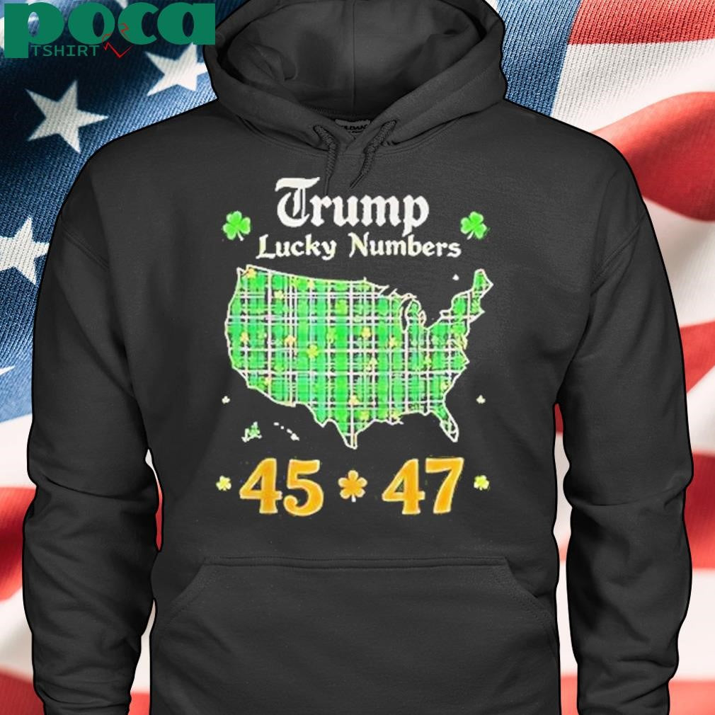 Authorized Trump Lucky Numbers 45 47 Shirt