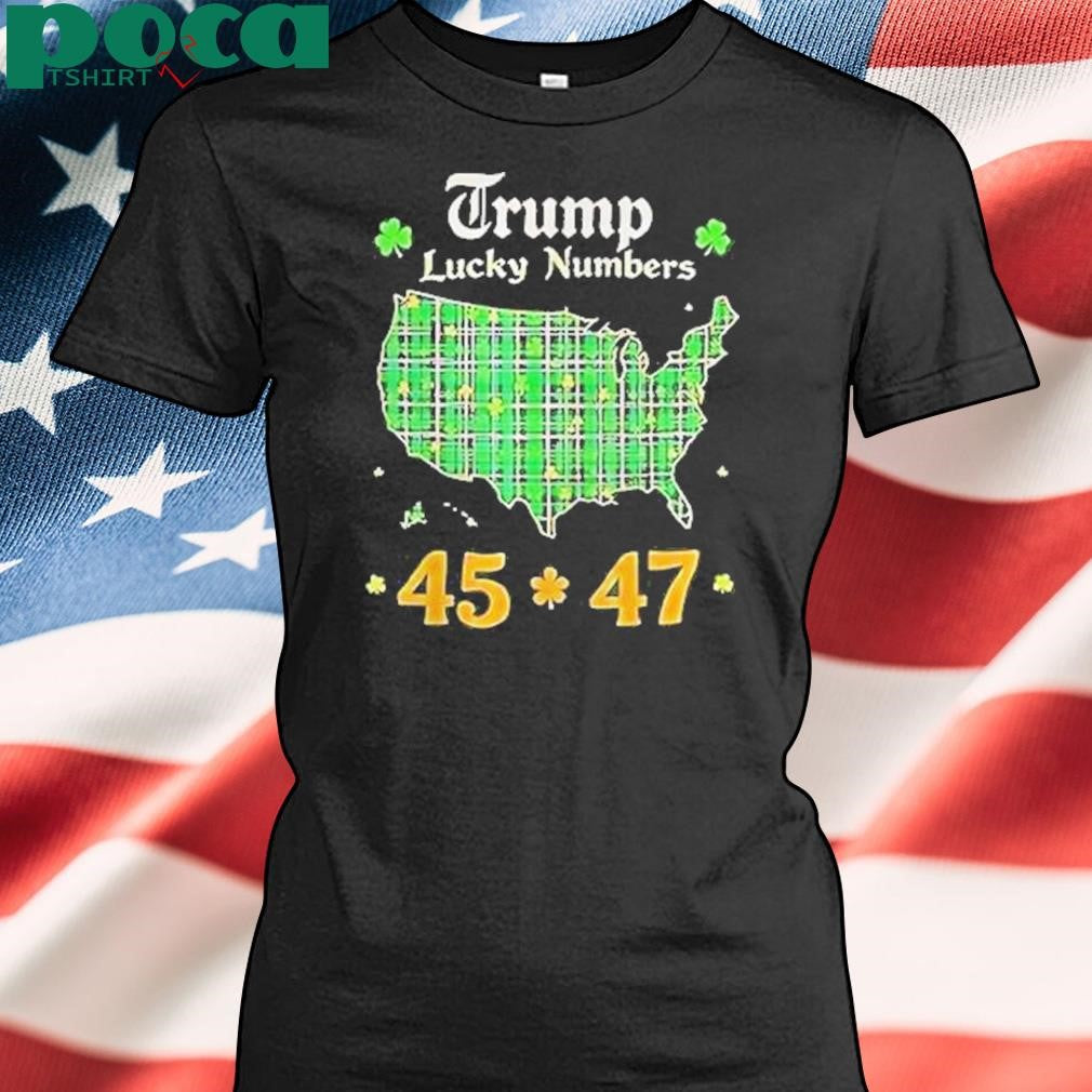 Authorized Trump Lucky Numbers 45 47 Shirt