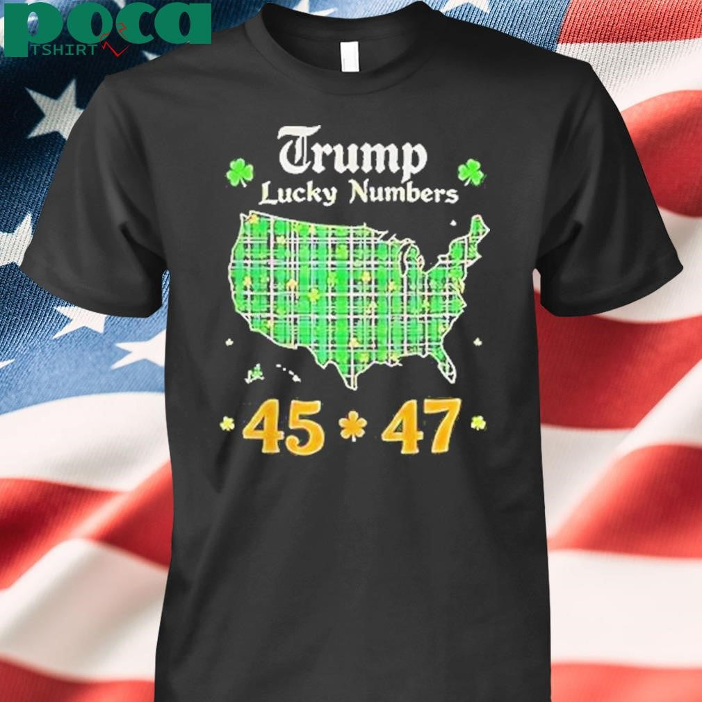 Authorized Trump Lucky Numbers 45 47 Shirt
