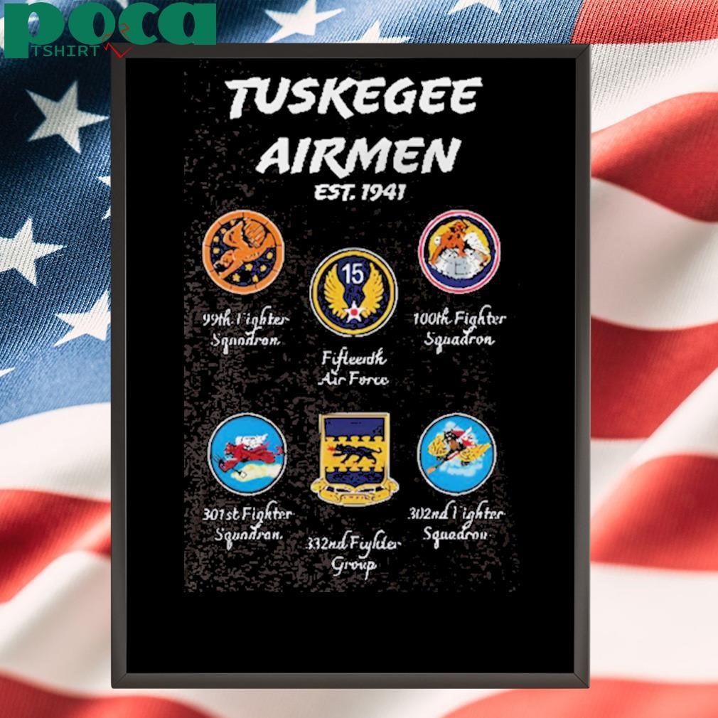Authorized Tuskegee Airmen American Heroes Shirt
