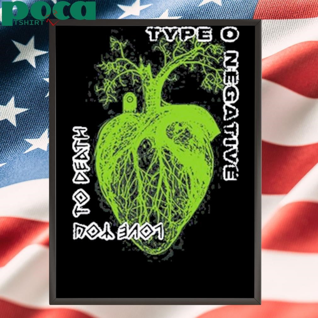 Authorized Type O Negative Heart You To Death Shirt