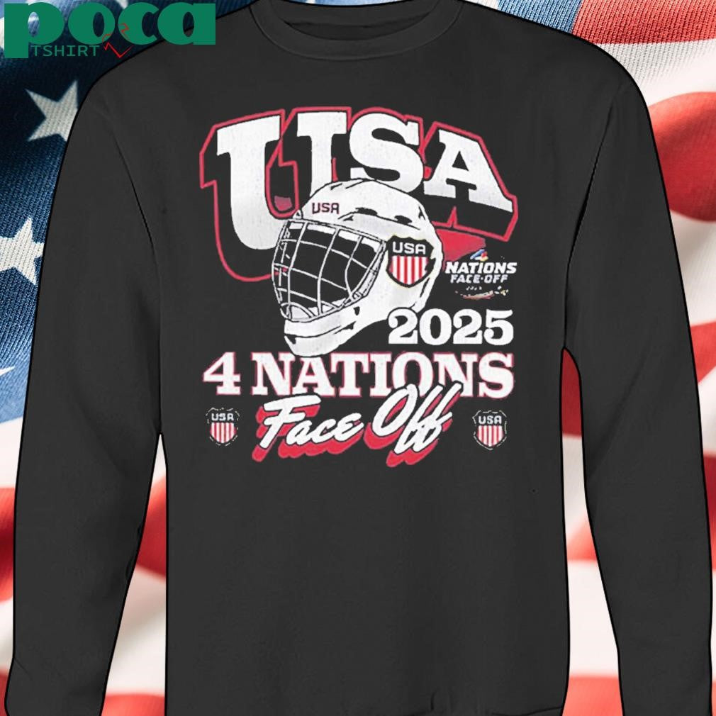 Authorized Usa 2025 4 Nations Face-off Premier Franklin T-shirt