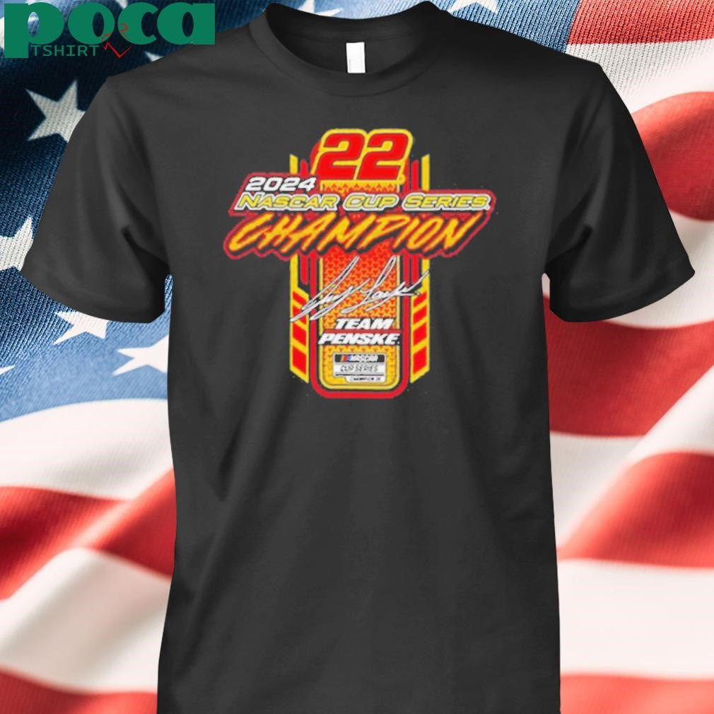 Authorized Women’s Team Penske Black Joey Logano 2024 NASCAR Cup Series Champion Lifestyle shirt