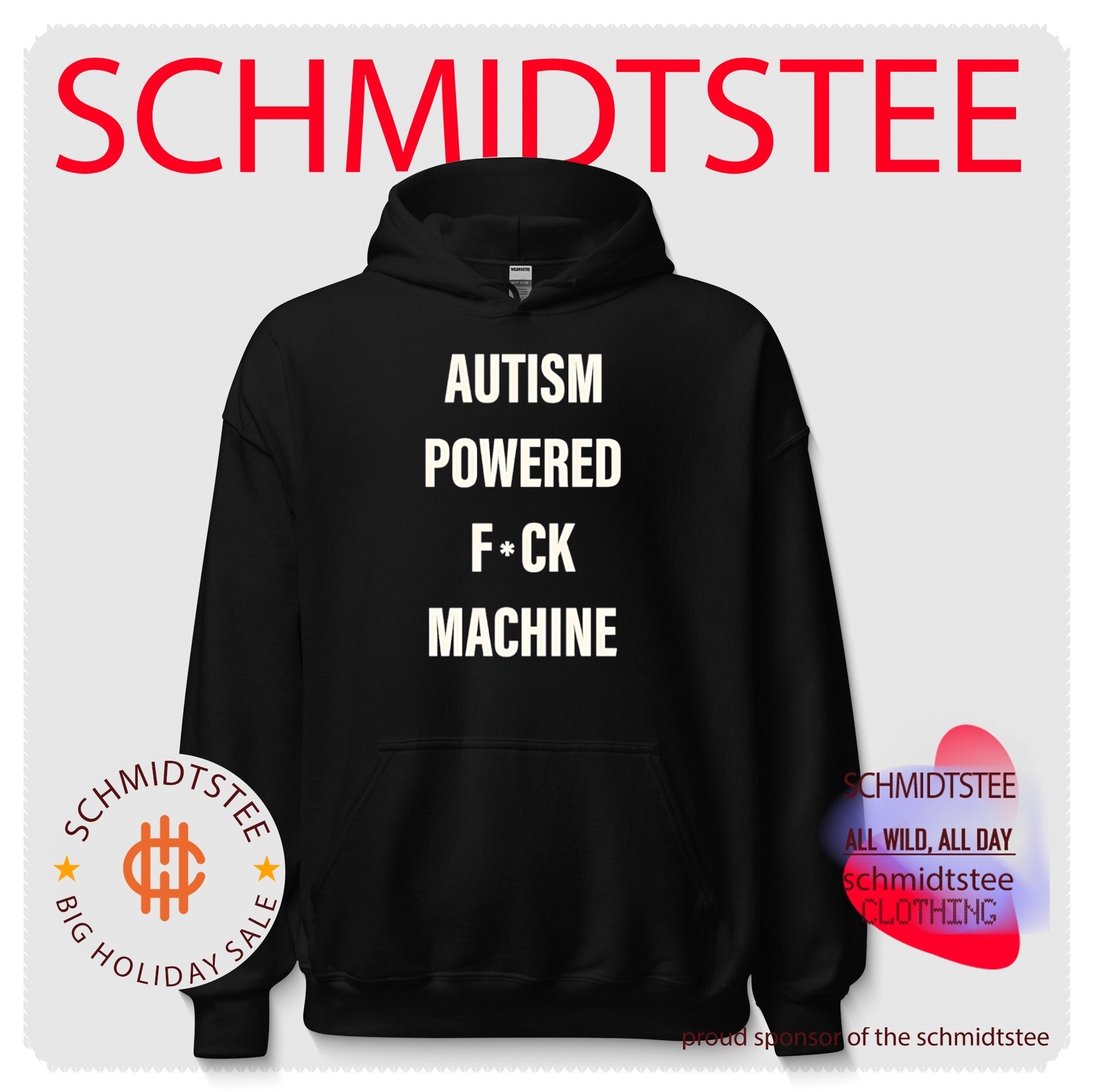 Autism Powered Fuck Machine Ironic Joke shirt