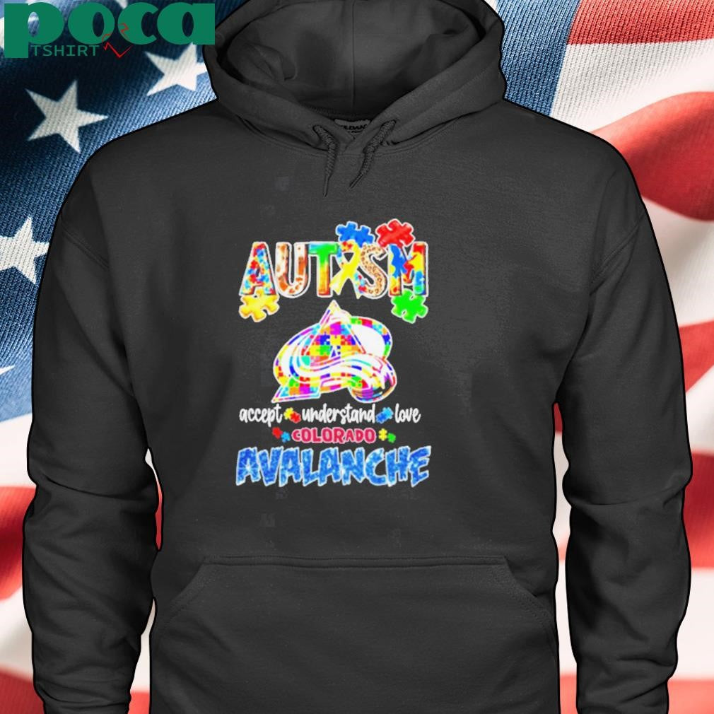 Autism accept understand love Colorado Avalanche shirt