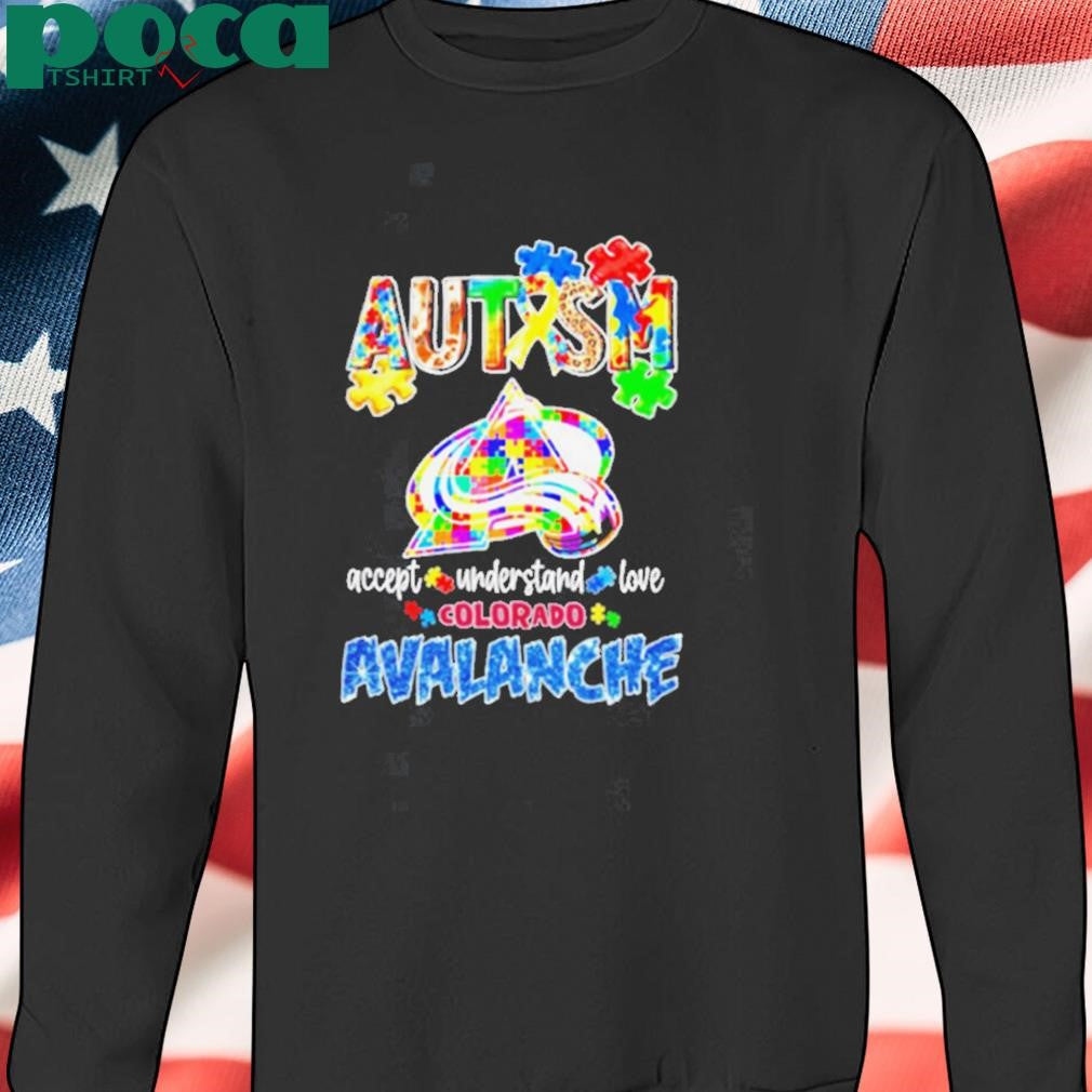 Autism accept understand love Colorado Avalanche shirt