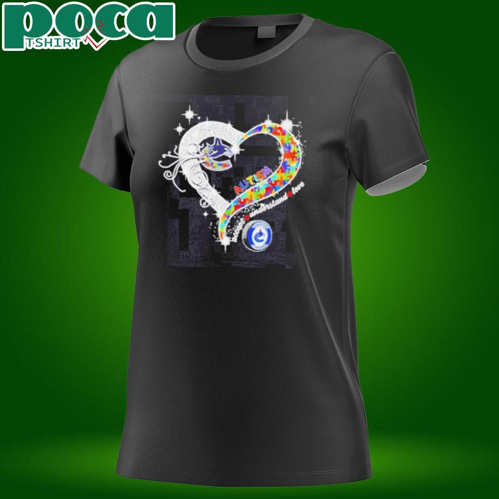 Autism accept understand love Vancouver Canucks shirt