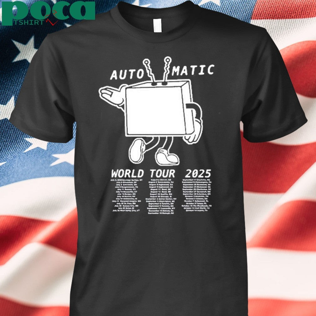 Automatic World Tour 2025 The Lumineers Shirt