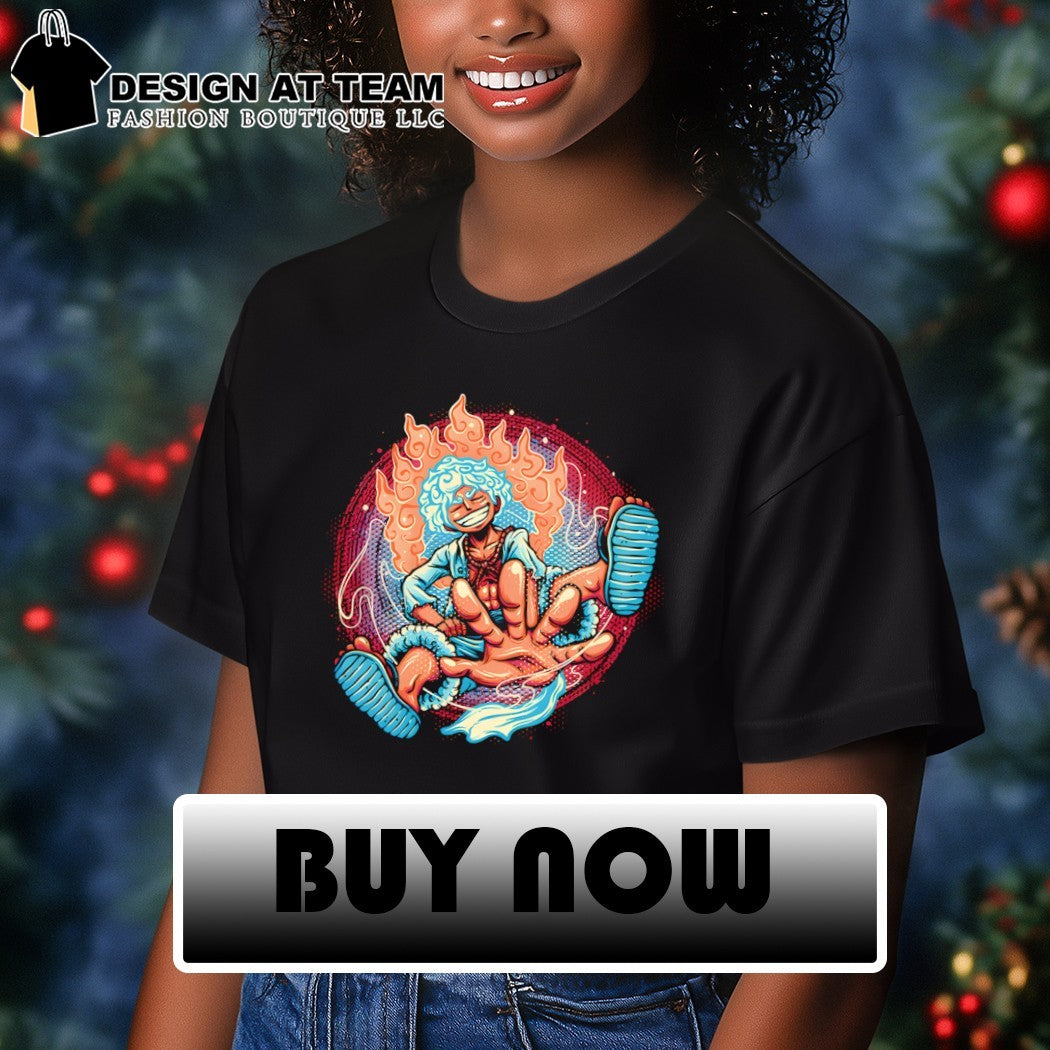 Awakened Pirate King Luffy’s Gear 5 transformation shirt