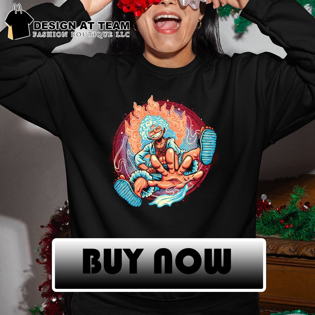 Awakened Pirate King Luffy’s Gear 5 transformation shirt