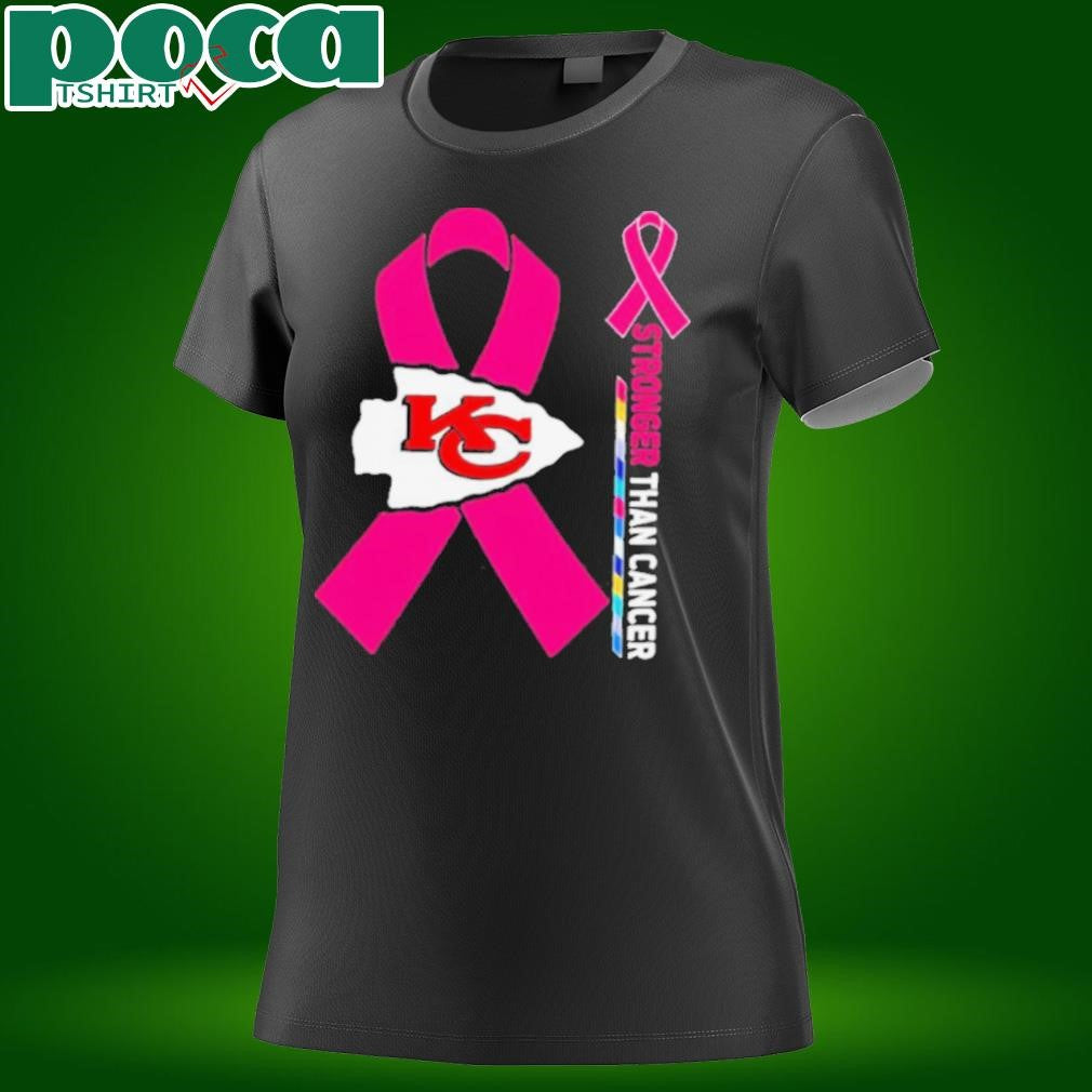 Awareness stronger than cancer Kansas City Chiefs shirt