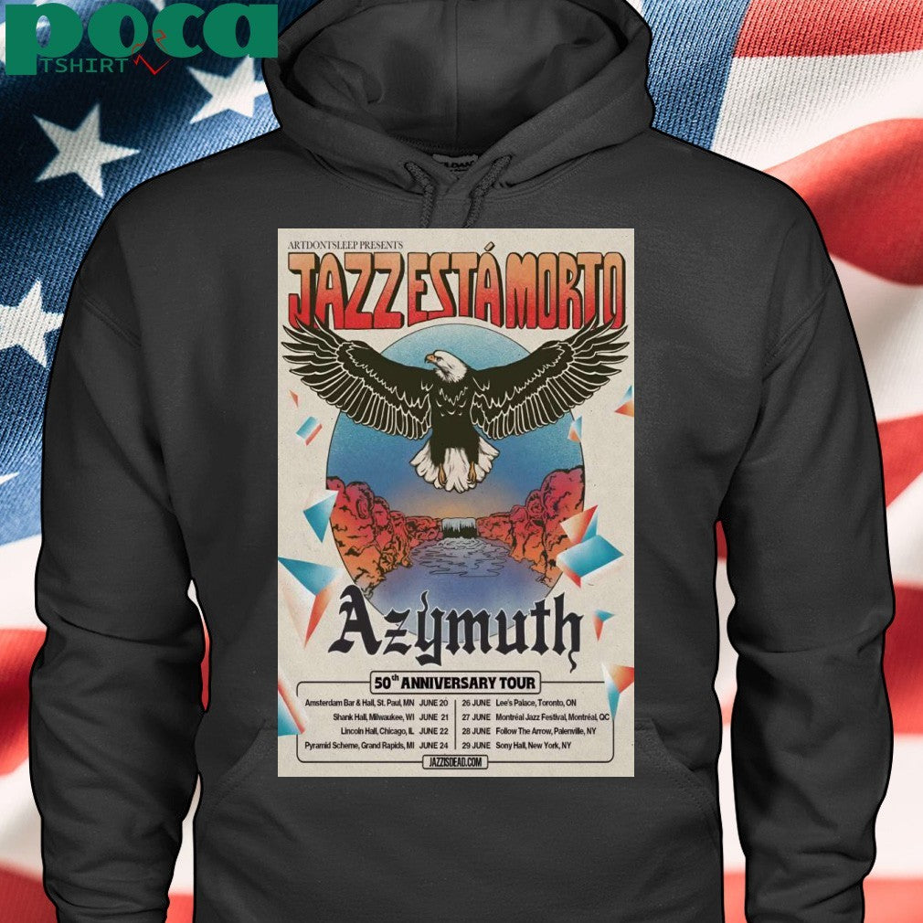 Azymuth Band 50th Anniversary Tour 2025 Poster Shirt
