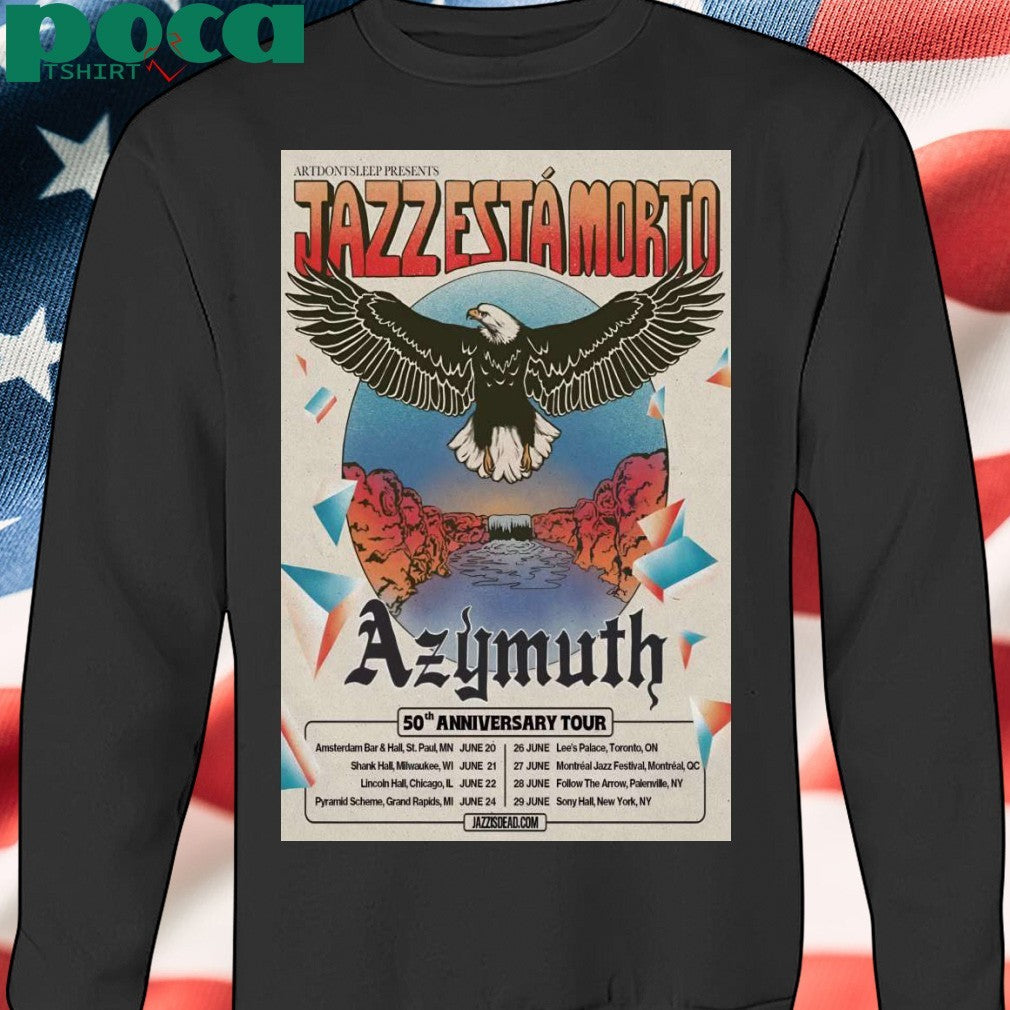 Azymuth Band 50th Anniversary Tour 2025 Poster Shirt