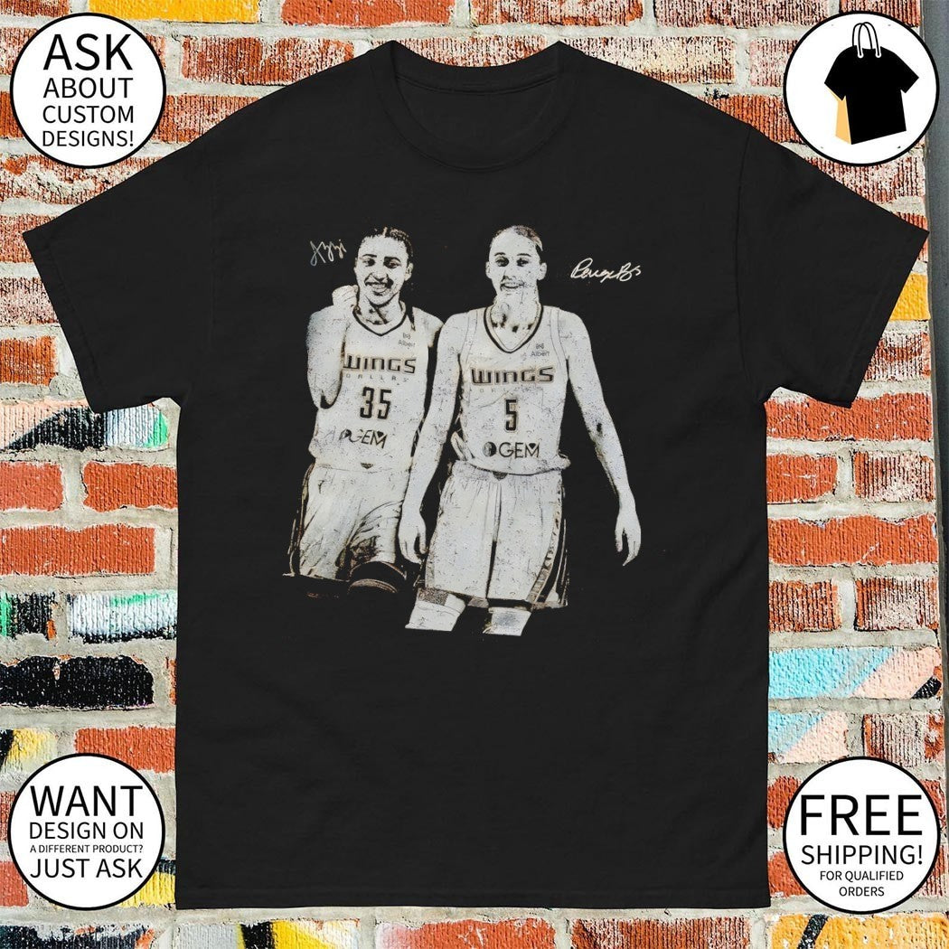Azzi Fudd Paige Bueckers Basketball Vintage signature WNBA shirt
