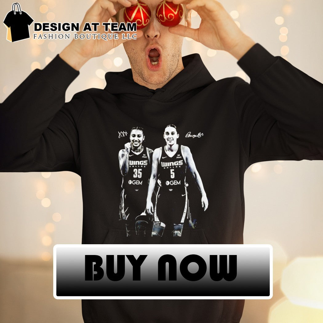 Azzi Fudd Paige Bueckers Dallas Wings basketball player graphic signature shirt