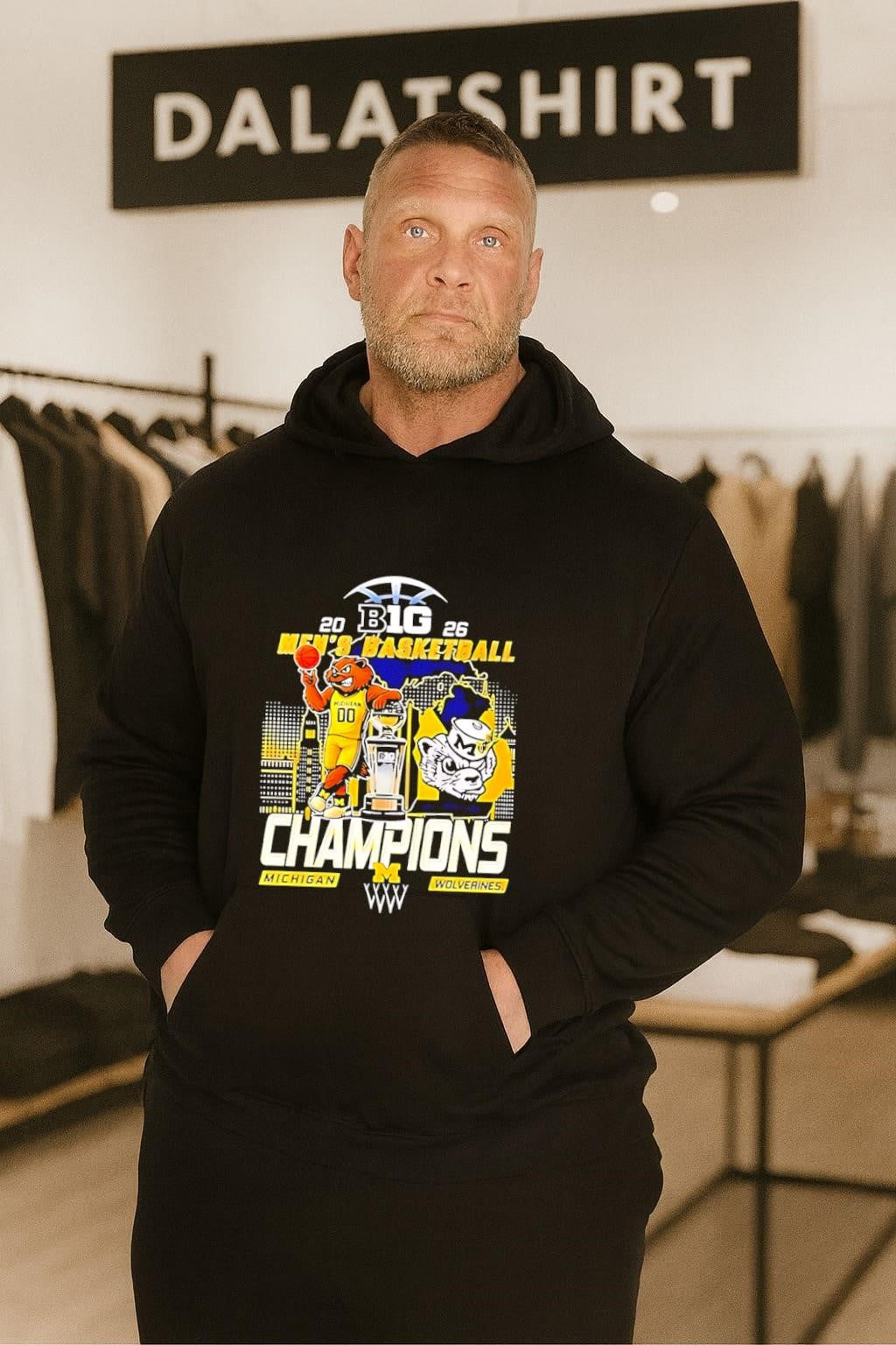 B1G 2026 Men’s Basketball Champions Michigan Wolverines shirt