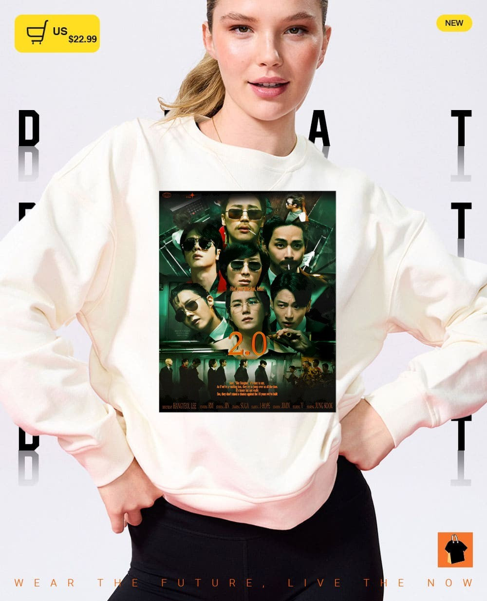 BTS 2.0 Arirang Tour 2026 Cute Group poster shirt