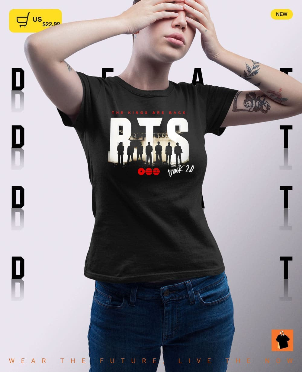 BTS Arirang Track 2.0 The King Are Back Inspired Concert shirt