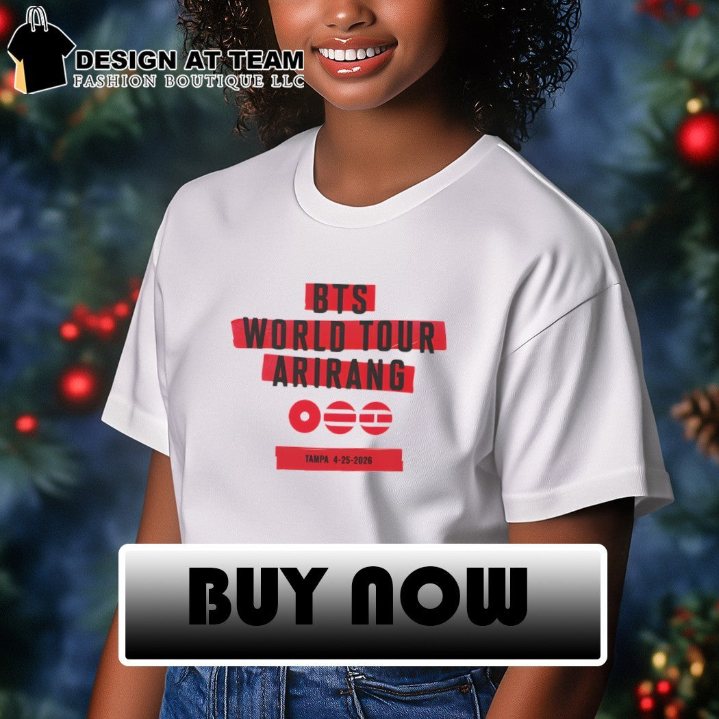 BTS Arirang World Tour 4 25 2026 Concert shirt