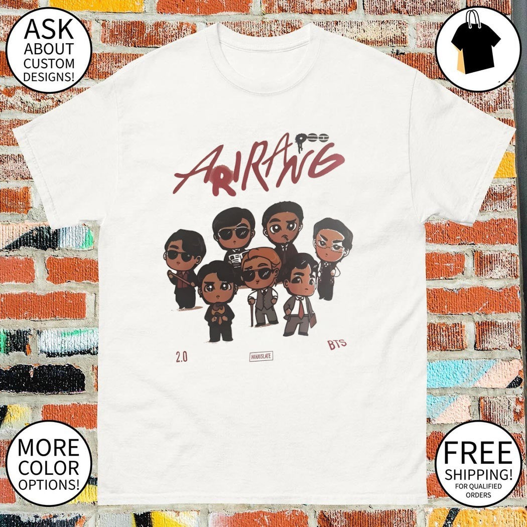 BTS Chibi Arirang 2 0 Tour 2026 shirt