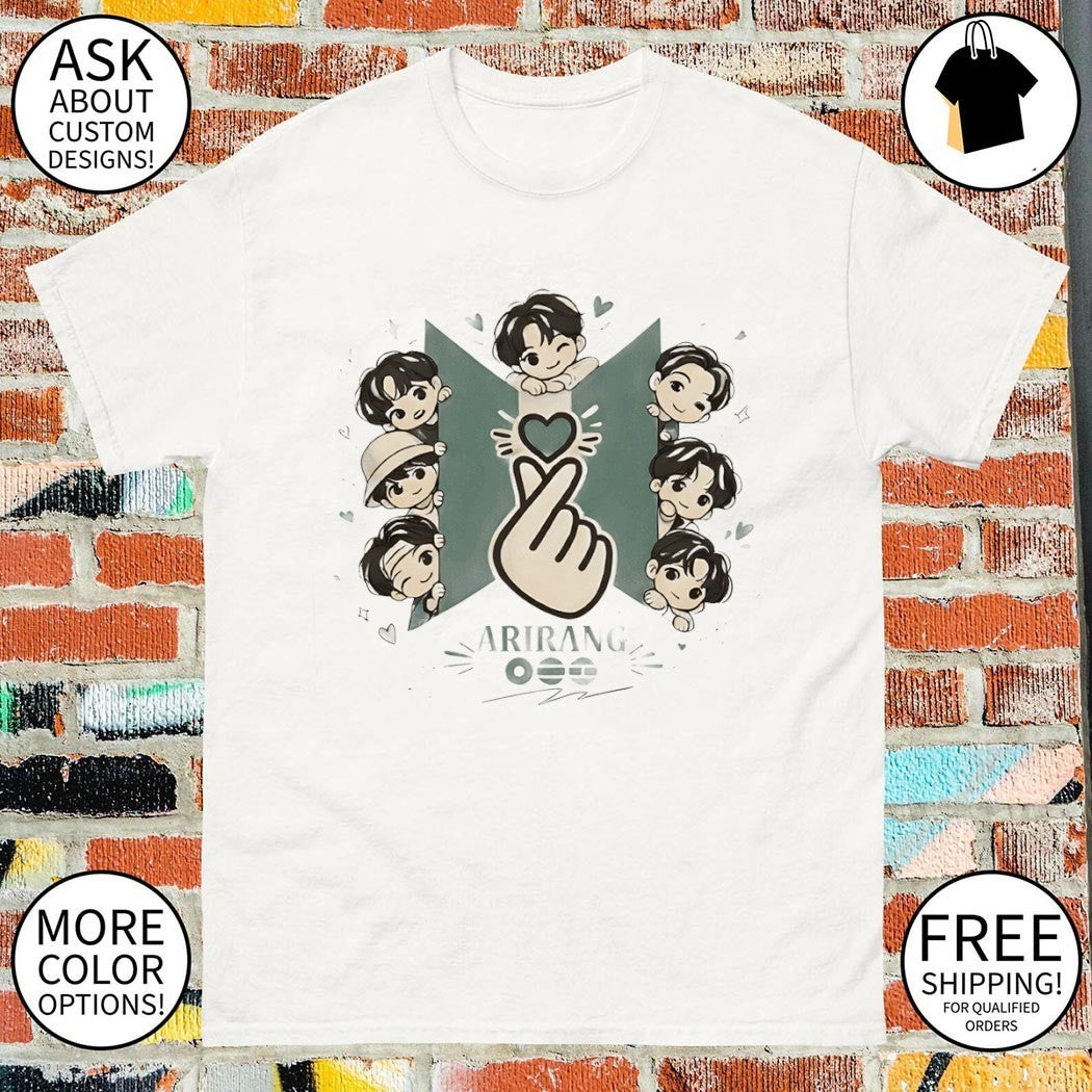 BTS Chibi World K-Pop Tour Bangtan 2026 Concert shirt