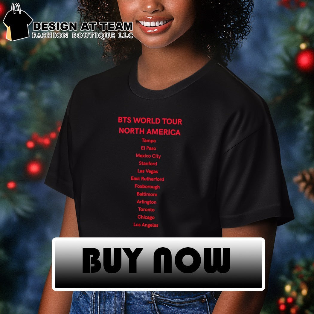 BTS Members Arirang Tour Concert 2026 North America Kpop shirt