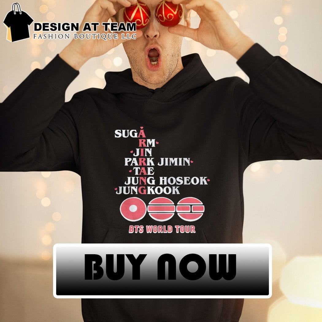 BTS Members Arirang Tour Suga Rm Jn Park Jimin Tae Jung Hoseok Jungkook shirt