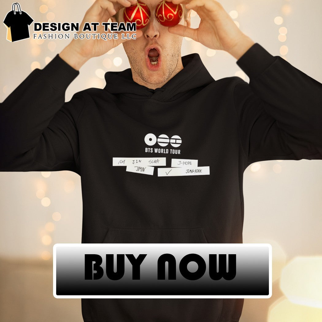 BTS World Tour Arirang Concert signatures shirt